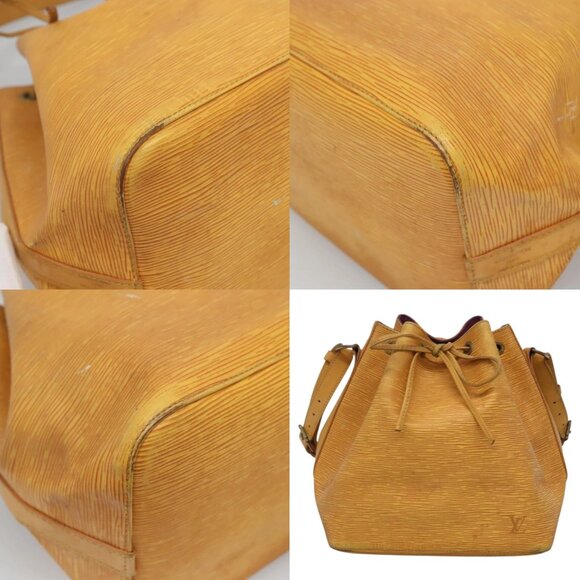 LOUIS VUITTON Epi Petit Noe Shoulder Bag Yellow M44109 LV Auth 131902 - Picture 14 of 14